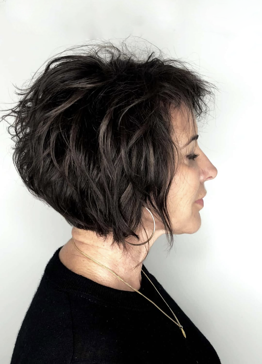 Professional blow dry styling