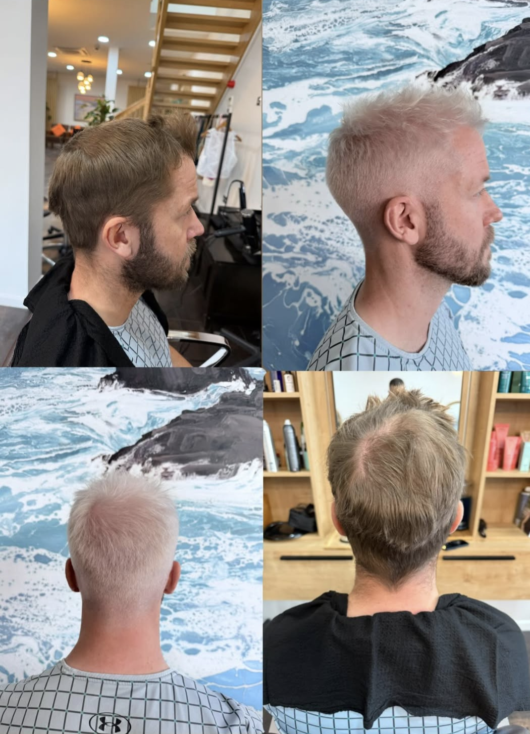 Professional blow dry styling
