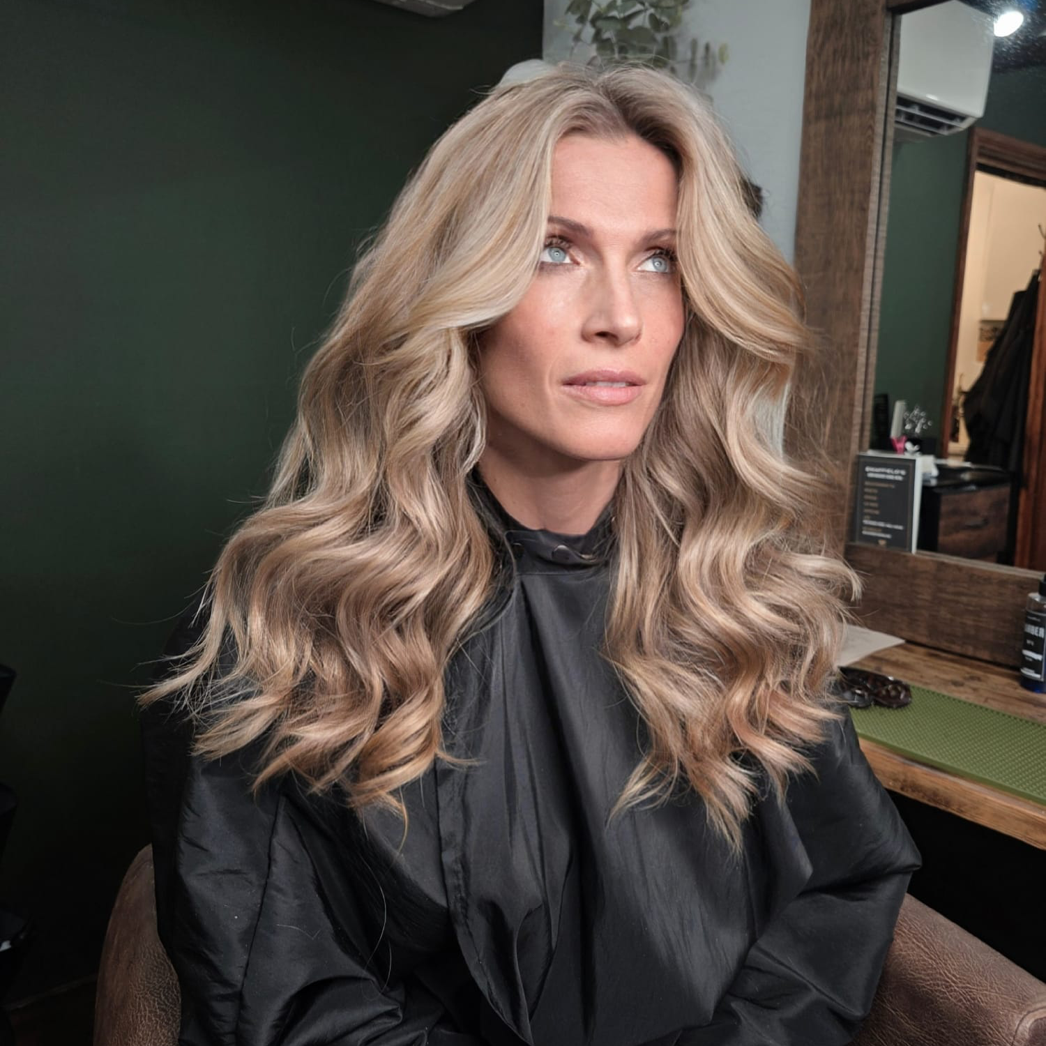 Professional blow dry styling