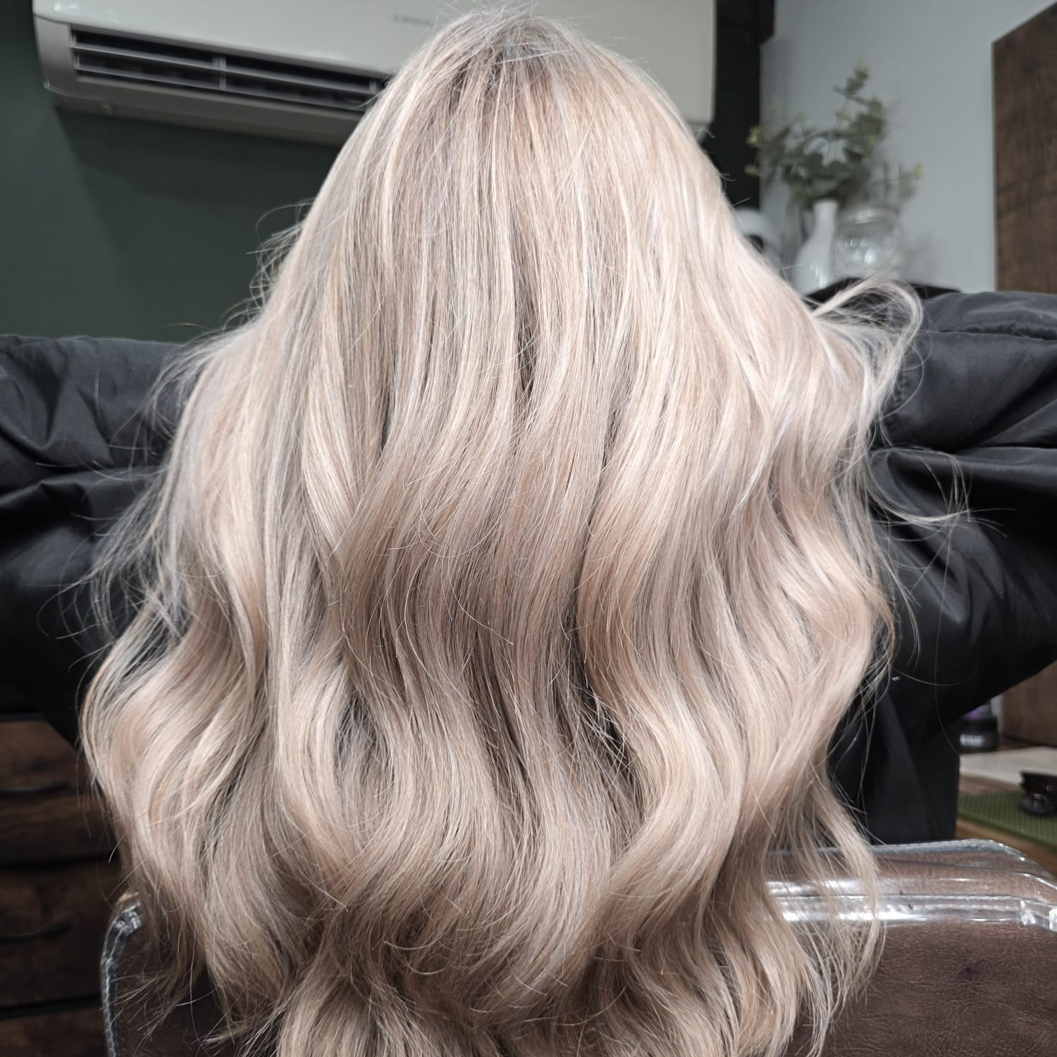 Professional blow dry styling