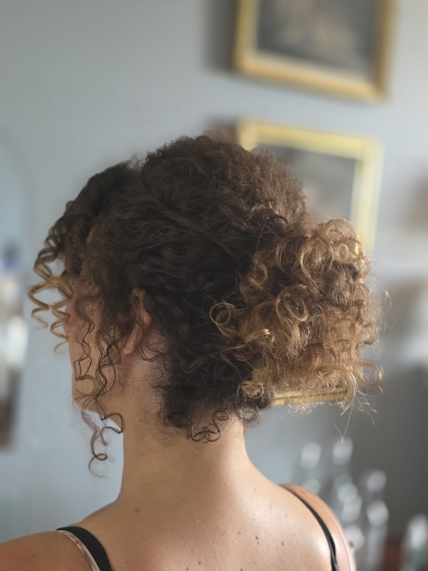 Professional blow dry styling
